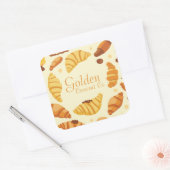 Golden Crescent Co Vierkante Sticker (Envelop)
