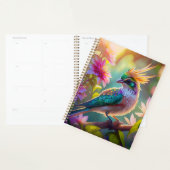 Golden Crested Green Headed Finch Imaginaire Oisea (Devant avec enveloppe)
