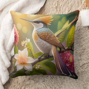 Golden Crested Honeyater Fantasy Bird Kussen
