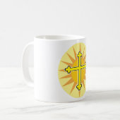 Golden Cross Koffiemok (Voorkant links)