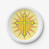 Golden Cross Papieren Bordje (Voorkant)