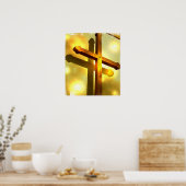 Golden Cross Poster Print (Keuken)