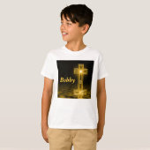 Golden Cross T-Shirt (Voorkant volledig)