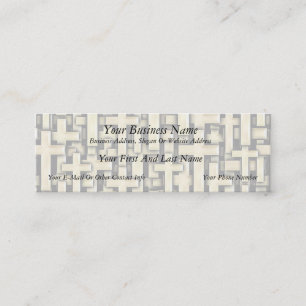 Golden Crosses Mini Visitekaartje