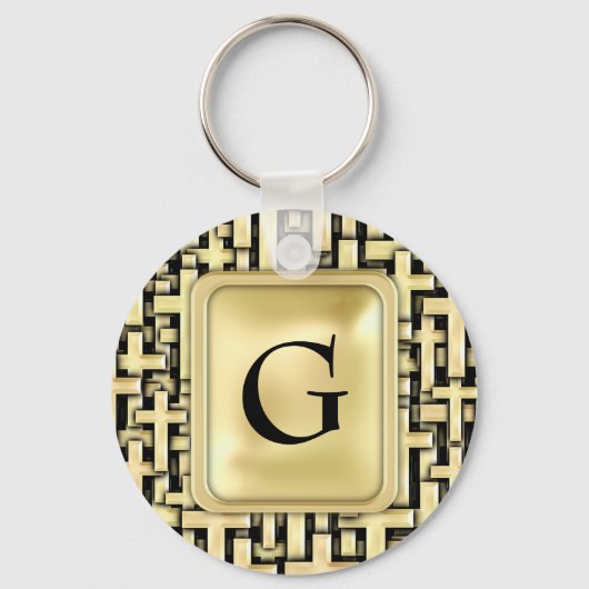 Golden Crosses Sleutelhanger (Voorkant)