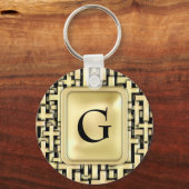 Golden Crosses Sleutelhanger (Voorkant)