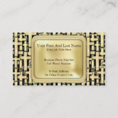 Golden Crosses Visitekaartje (Achterkant)