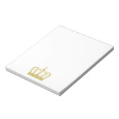 Golden Crown en jouw ideeën Notitieblok (Gedraaid)