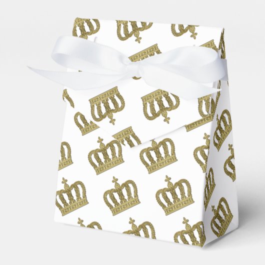 Golden Crown - luxe royal 2 Bedankdoosjes (Voorkant Zijde)