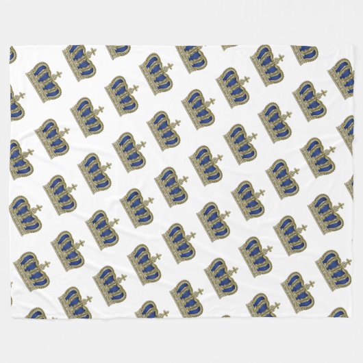 Golden Crown - luxe royal 5 Fleece Deken (Voorkant (Horizontaal))