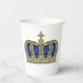 Golden Crown - luxe royal 5 Papieren Bekers (Achterkant)