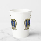 Golden Crown - luxe royal 5 Papieren Bekers (Rechts)