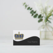 Golden Crown - luxe royal 5 Visitekaartje (Staand voorkant)
