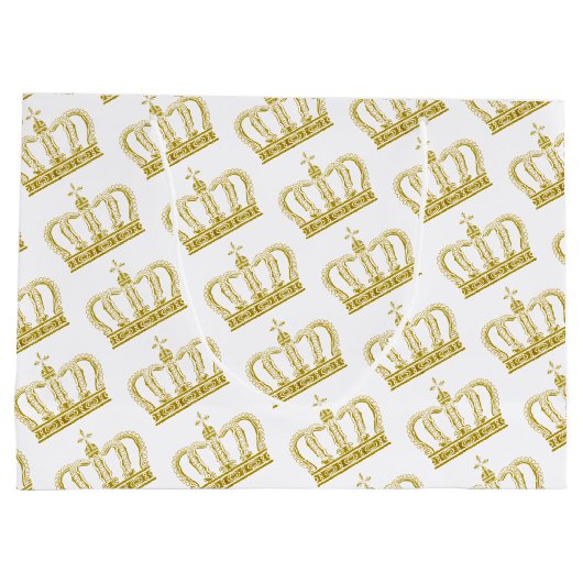Golden Crown - luxe royal Groot Cadeauzakje (Achterkant)