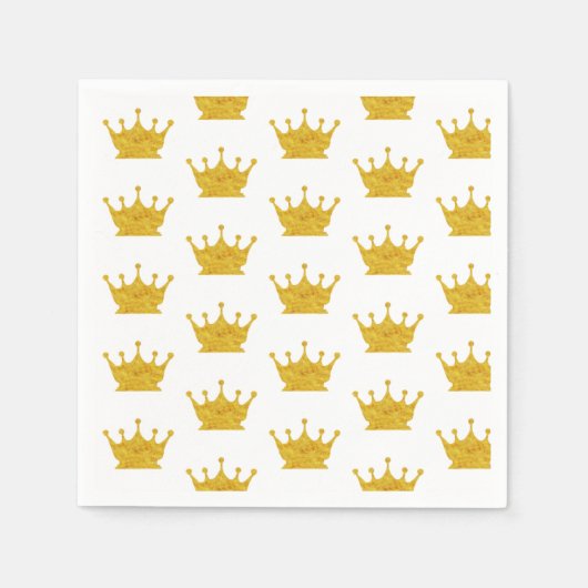 Golden Crown Pattern Servet (Voorkant)