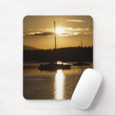 "Golden Cruise" Zeilboot Mousepad Muismat (Met muis)