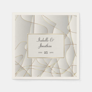 Golden Curve-lijnen Servet