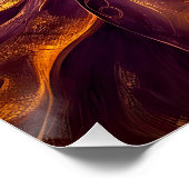 Golden Cyborg Mona Lisa Perfect Poster (Hoek)