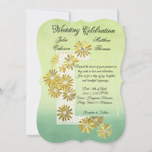 Golden Daisy Dream Elegance Romance Chic Kaart