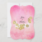 Golden Daisy Dream Elegance Romance Chic Kaart (Achterkant)