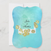 Golden Daisy Dream Elegance Romance  Chic Kaart (Achterkant)