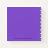 Golden Daisy Pattern Boho Spiral Notitieboek (Achterkant)