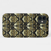 Golden Damask iPhone SE/5/5s Coque (Dos (Horizontal))