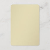 Golden Damask Wedding Details Enclosure Kaart (Achterkant)