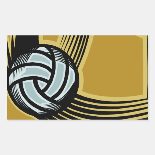 Golden Days - Rechthoekige Sticker (Voorkant)