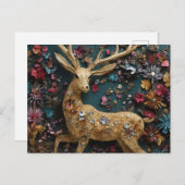 Golden Deer Briefkaart (Voorkant / Achterkant)