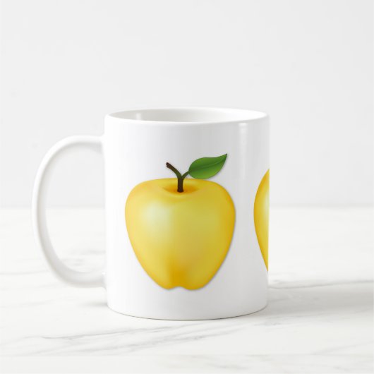 Golden Delicious Apple Koffiemok (Links)