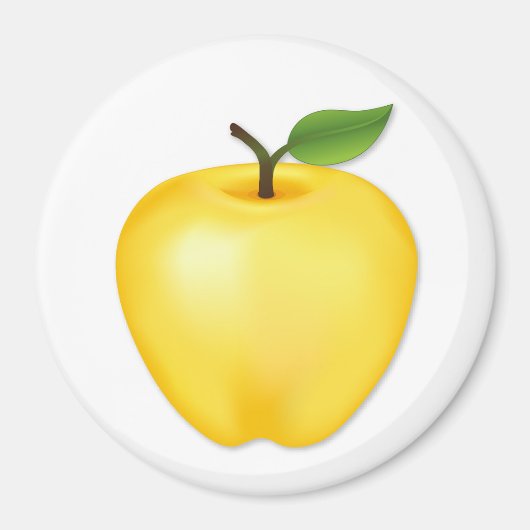 Golden Delicious Apple Magneet (Voorkant)