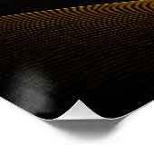 Golden Desert Horizon Poster (Coin)