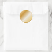 Golden design ronde sticker (Tas)