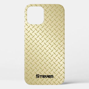 Golden Diamond Bord met naam iPhone 12 Pro Hoesje