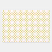 Golden Diamond Star op groen, rood en wit Inpakpapier Vel (Voorkant)