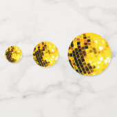 Golden Disco Glitterball Confetti (Devant)