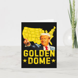 Golden Dome Trump Grote Amerikaanse kaart Patriott