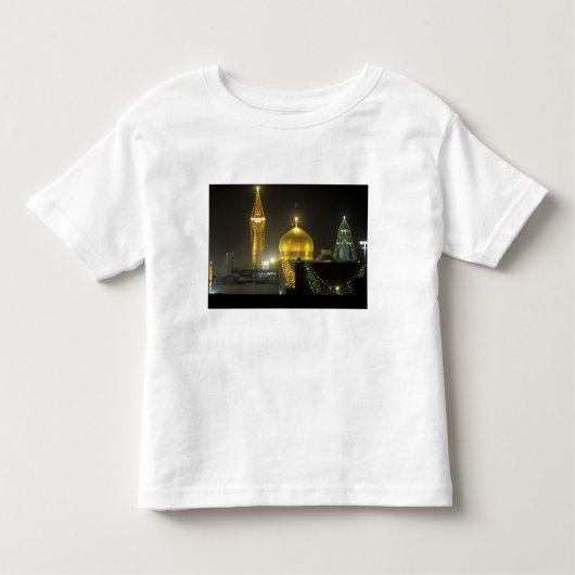 Golden dome van het imam Reza Shrine Complex op Kinder Shirts (Voorkant)