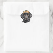 Golden Doodle Cap Kids Sticker Design stickers  (Sac)