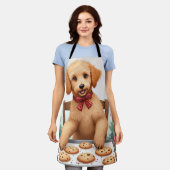 Golden Doodle Decorating Christmas Cookies Schort (Gedragen)