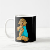 Golden Doodle I Love Dad Tattoo Apparel, Dog Dad G Koffiemok (Links)