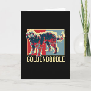Golden Doodle Kaart