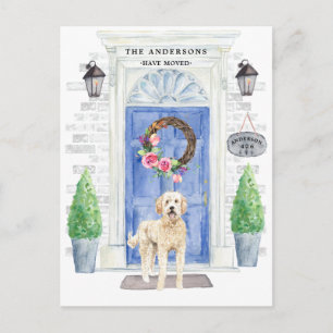 Golden Doodle Moving Announcement Briefkaart