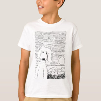 Golden Doodle op het strand T-shirt