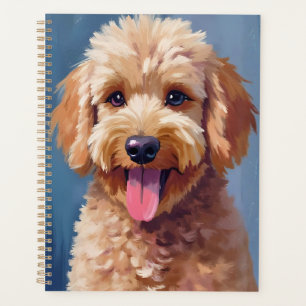 Golden Doodle Peinture aquarelle chien Animal de