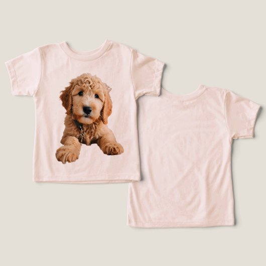 Golden Doodle Puppy (Ontwerp Voorkant & Achterkant)