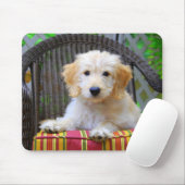 Golden Doodle Puppy Mousepad Muismat (Met muis)