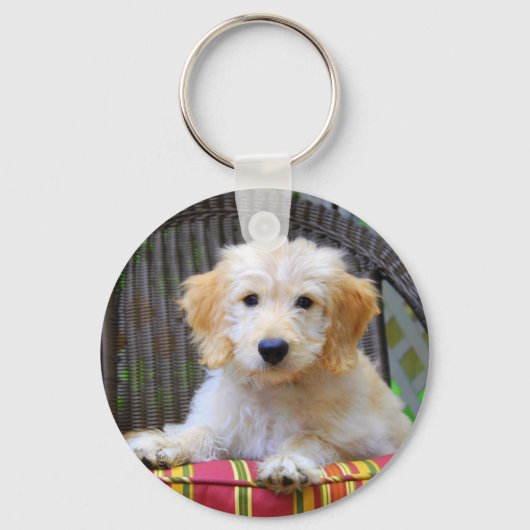 Golden Doodle Sleutelhanger (Voorkant)