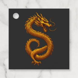 Golden Dragon Bedankjes Labels